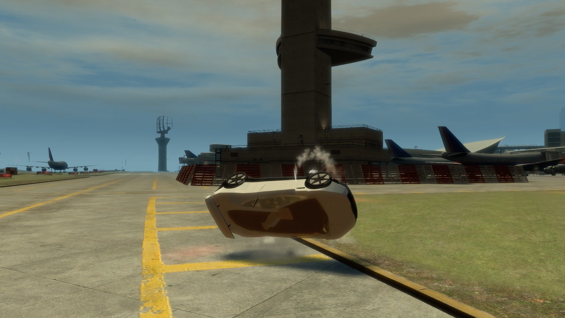 Ground kickflip (Q Q), caught upside down