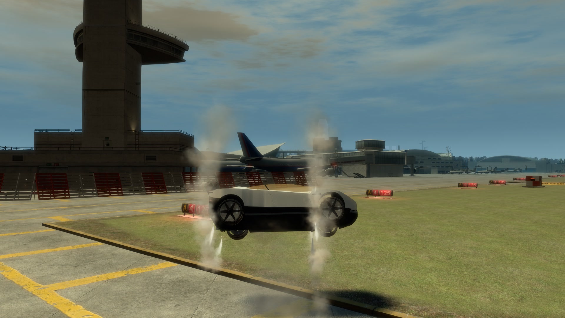 Hop with the lift jets