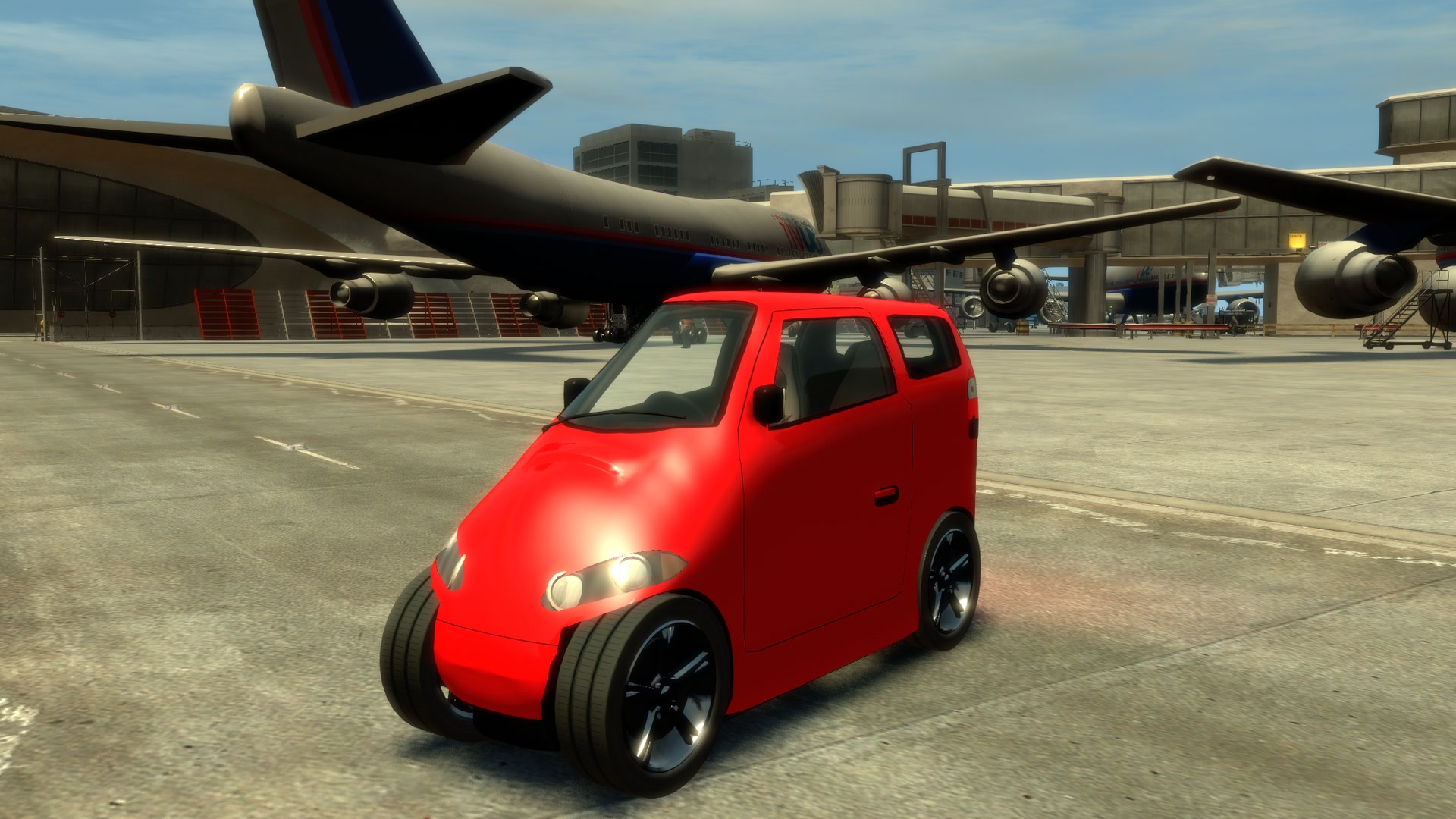 Red Tandem T6 in GTA IV, front three-quarter view