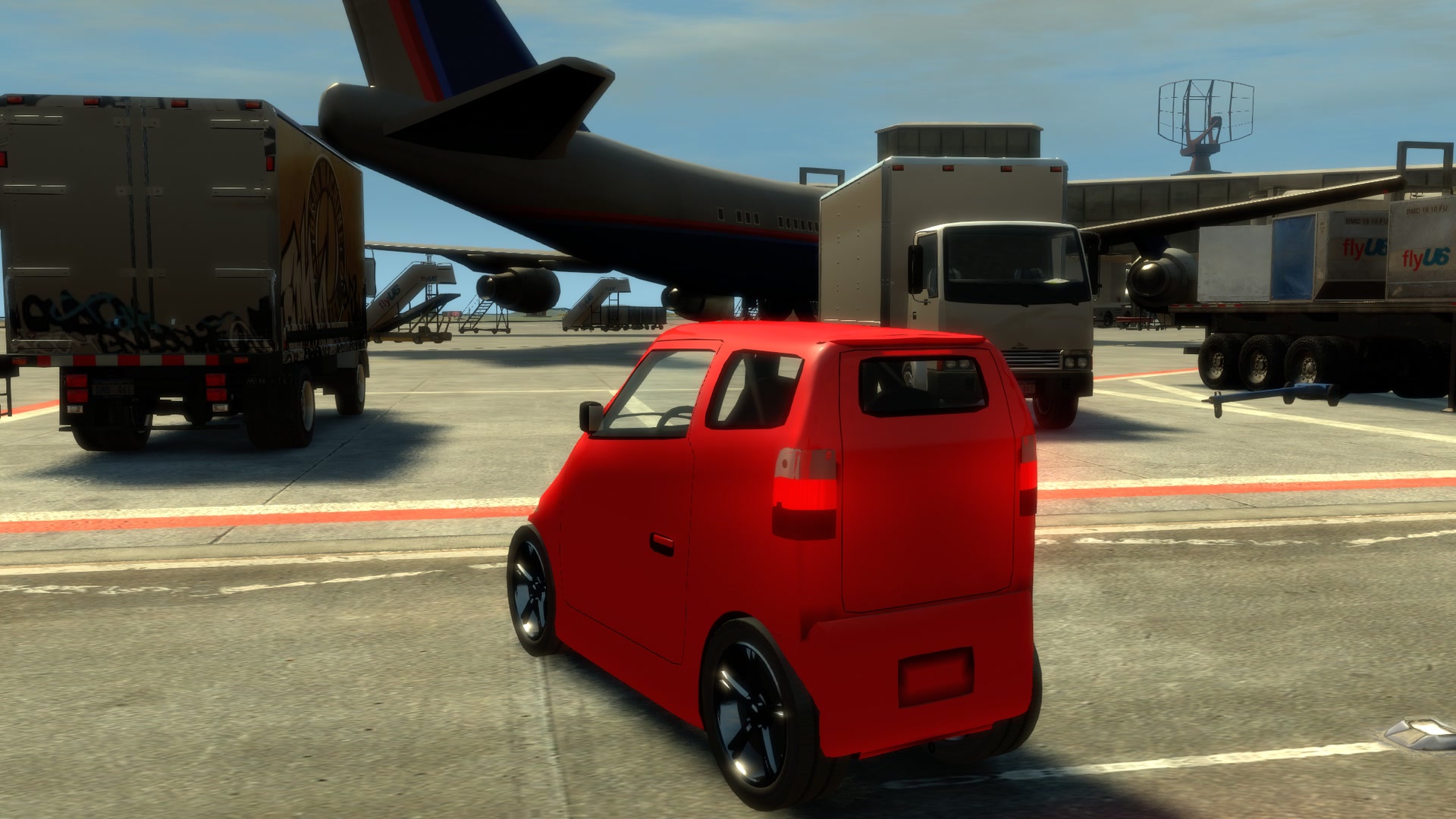 Rear three-quarter